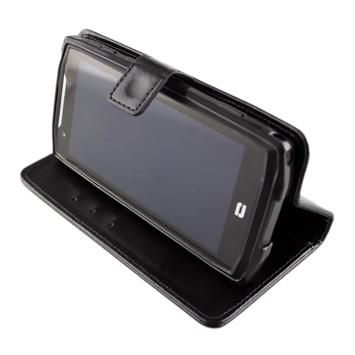 caseroxx Core-M5 Custodia Portafoglio Nero Pelle