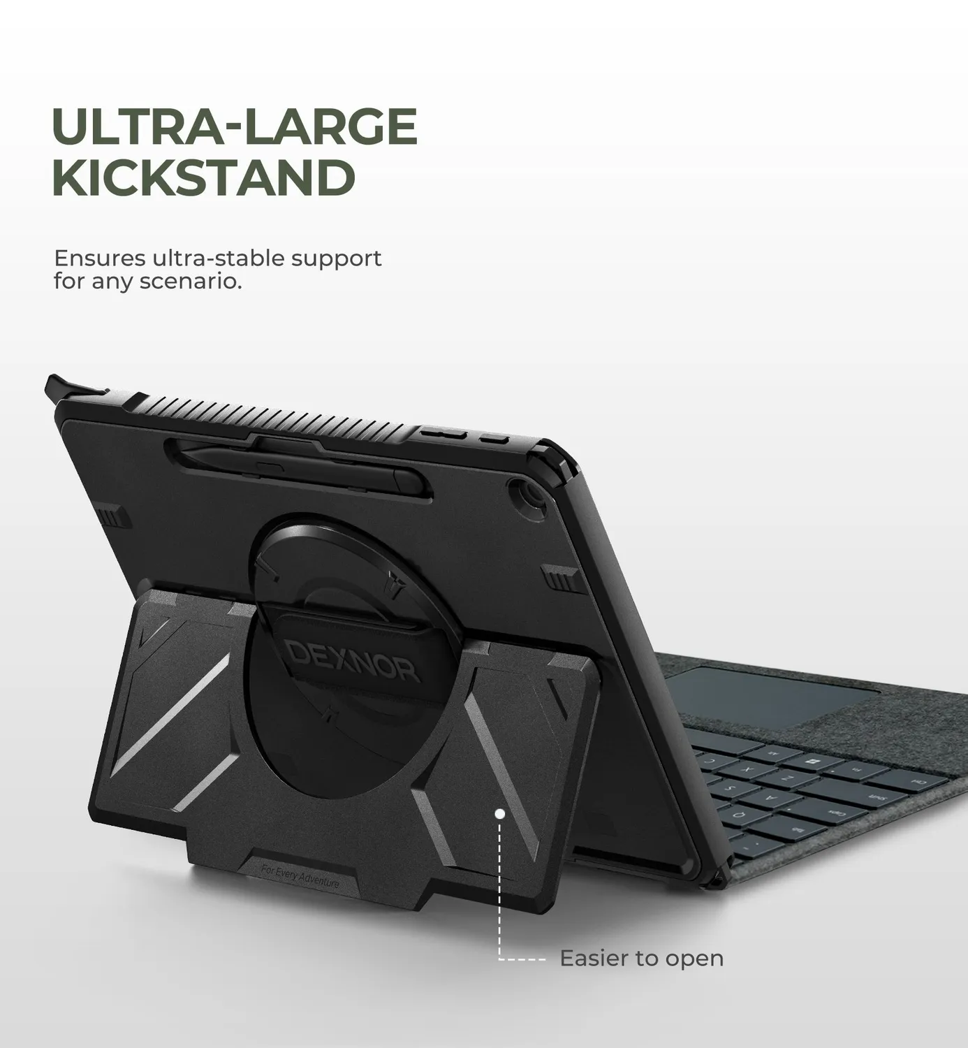 Dexnor Cover Surface Pro 12 2025 Nera Antishock con Stand