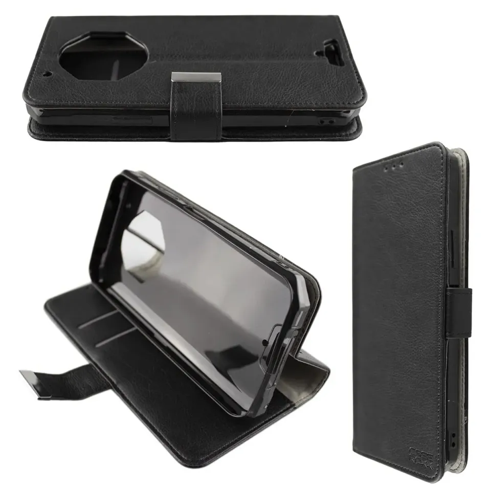 caseroxx custodia Bookstyle Oukitel WP13 nero portafoglio