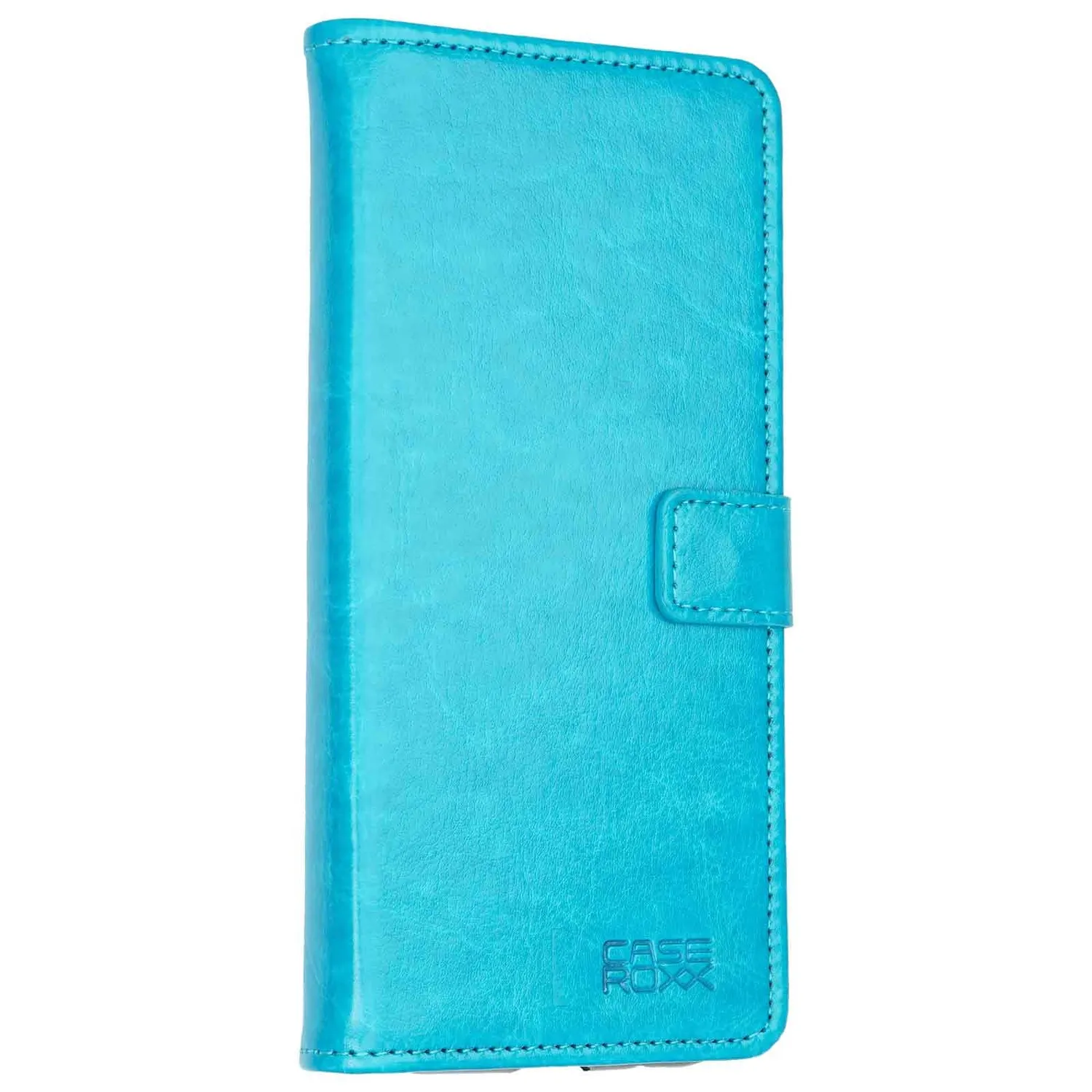 caseroxx Bookstyle Doro Aurora A30/A31 custodia azzurra carte