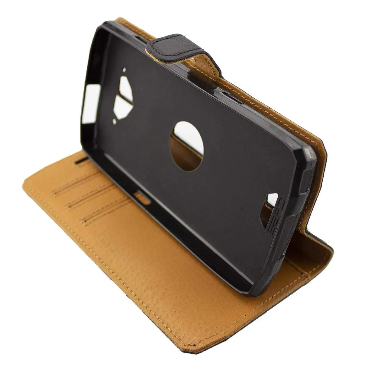 caseroxx Bookstyle Crosscall Core-X3 custodia pelle nera