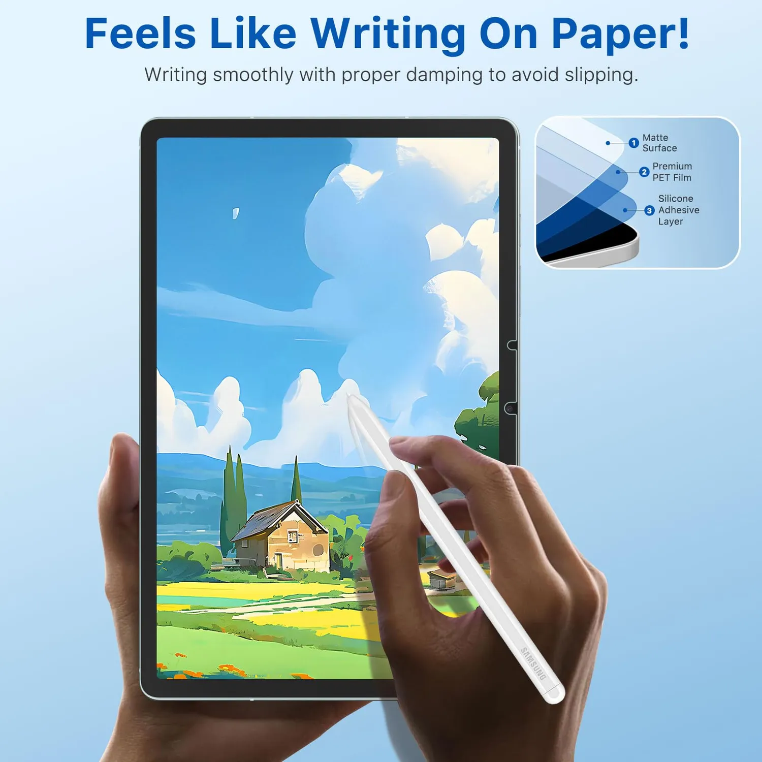 MoKo Pellicola Tablet Tab S10 Lite/S10 FE Paper 2 Pezzi