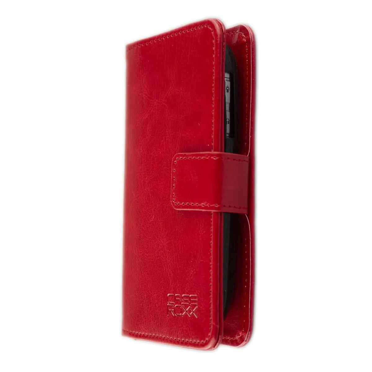 caseroxx Bookstyle Emporia V50 custodia rossa
