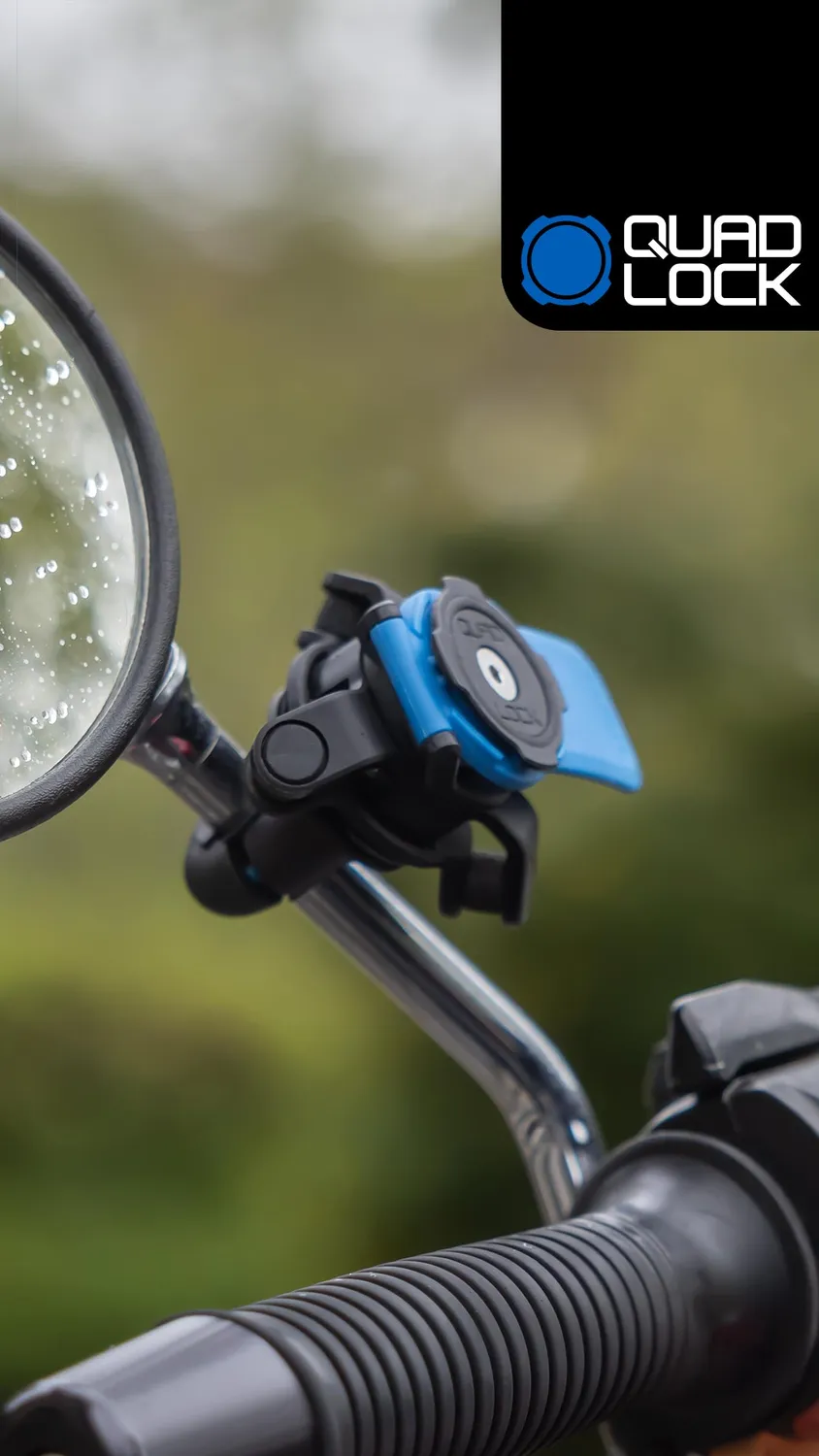 Quad Lock supporto specchietto moto scooter manubrio