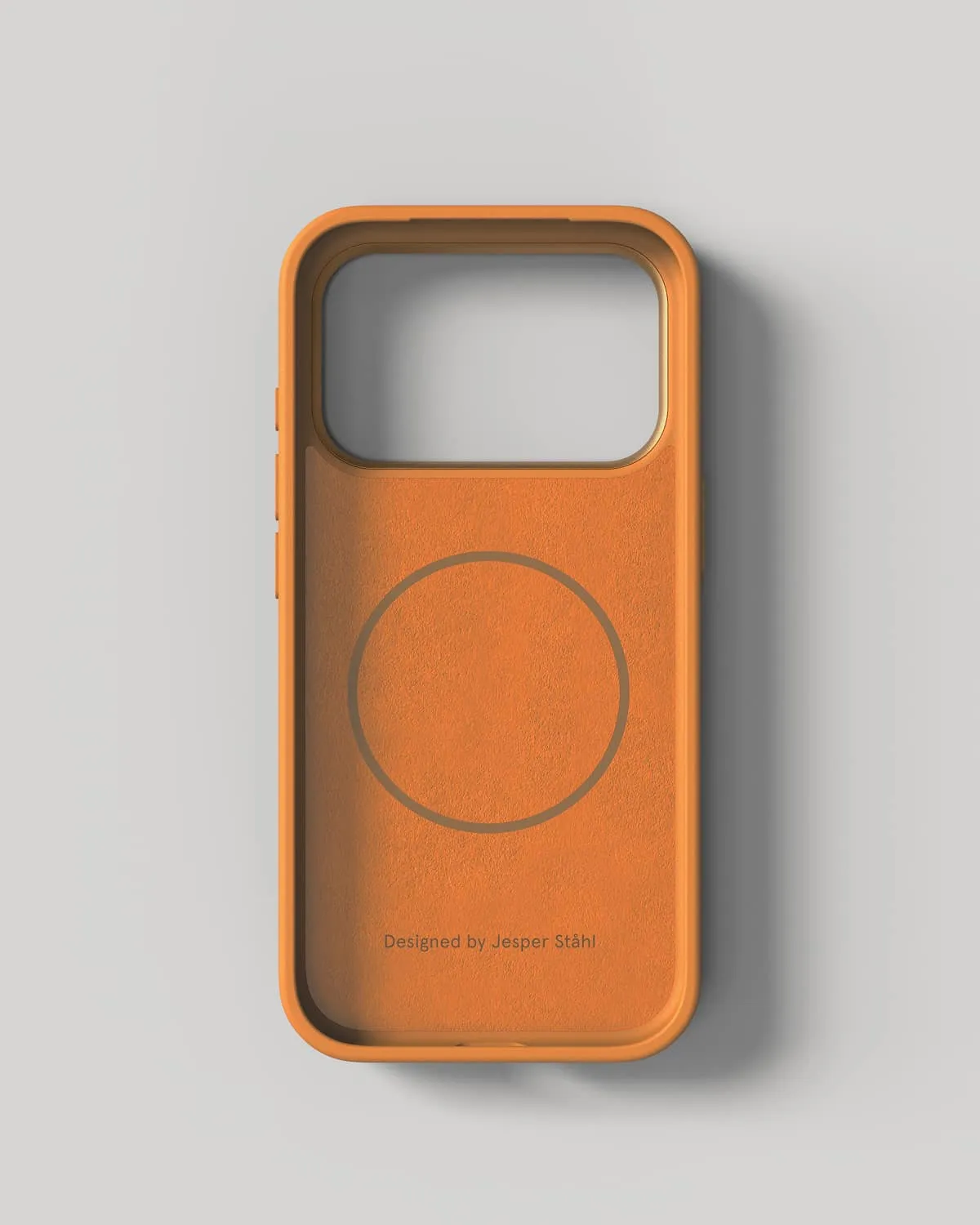 Nudient Bold Case cover iPhone 17 Pro Magma Orange MagSafe