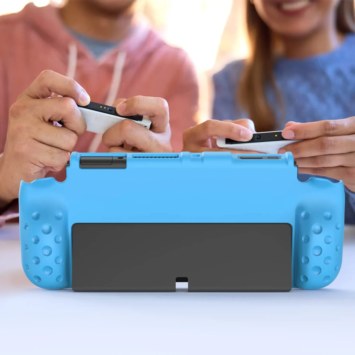 MoKo Nintendo Switch OLED cover TPU blu grip