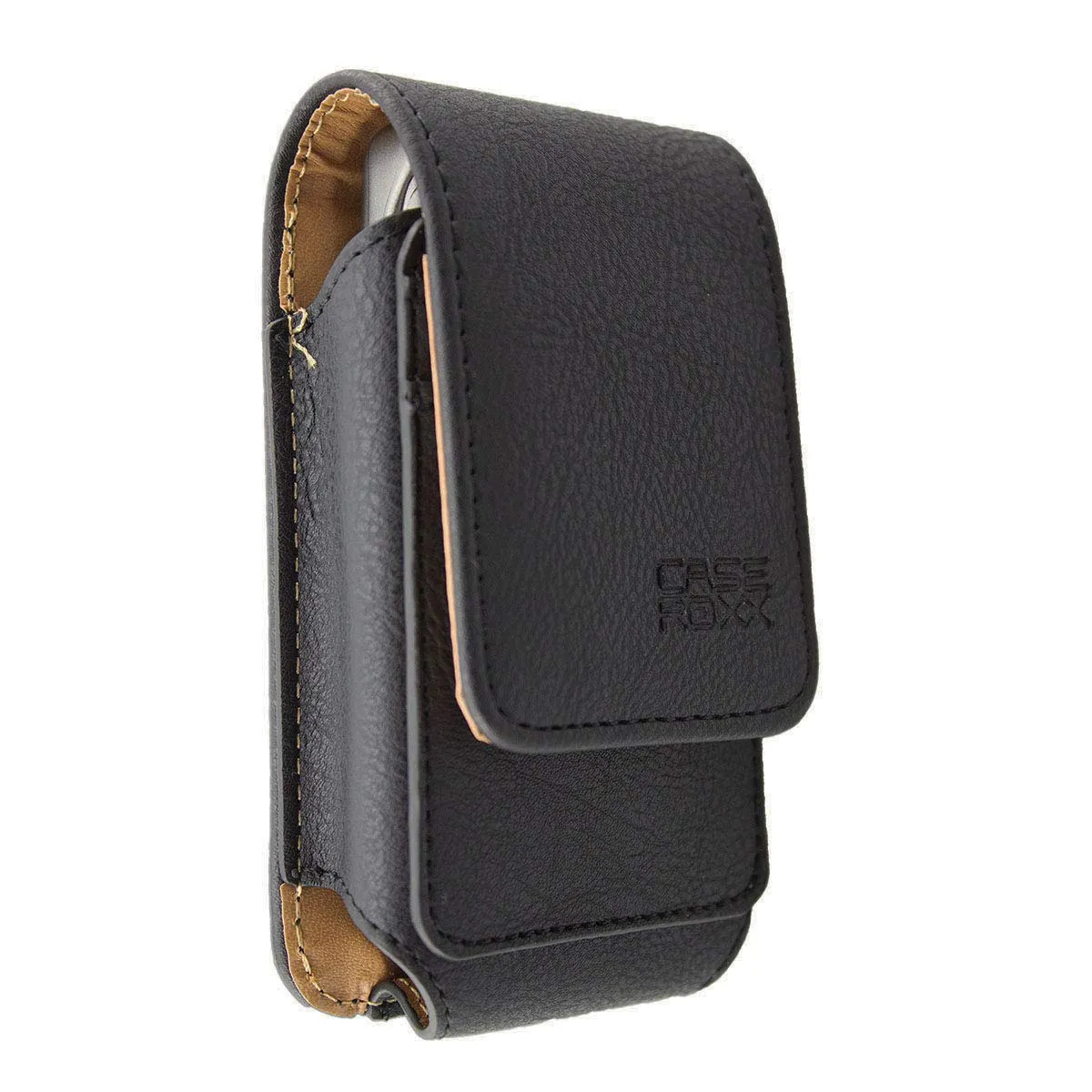 caseroxx Outdoor Panasonic KX-TU339 borsello nero pelle