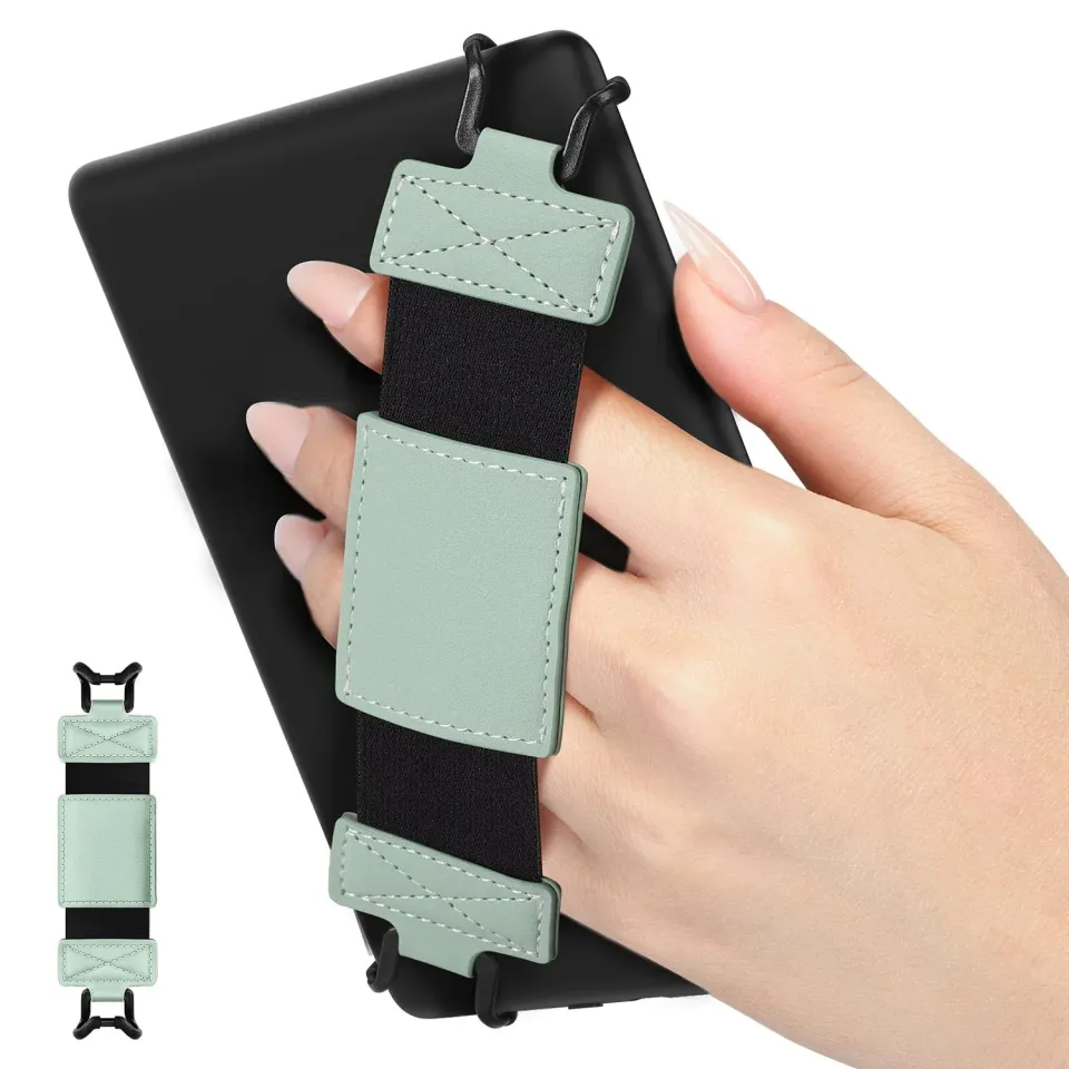 MoKo E-Reader 6-8" cinturino mano verde menta elastico
