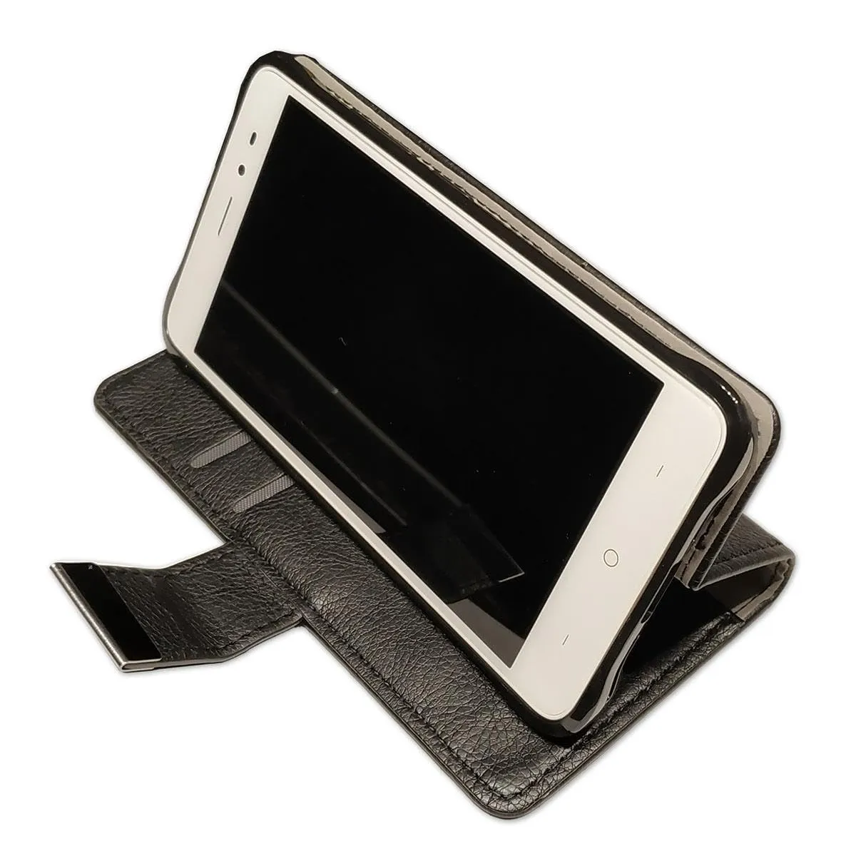 caseroxx Bookstyle Neffos X1 Lite custodia nero portacarte