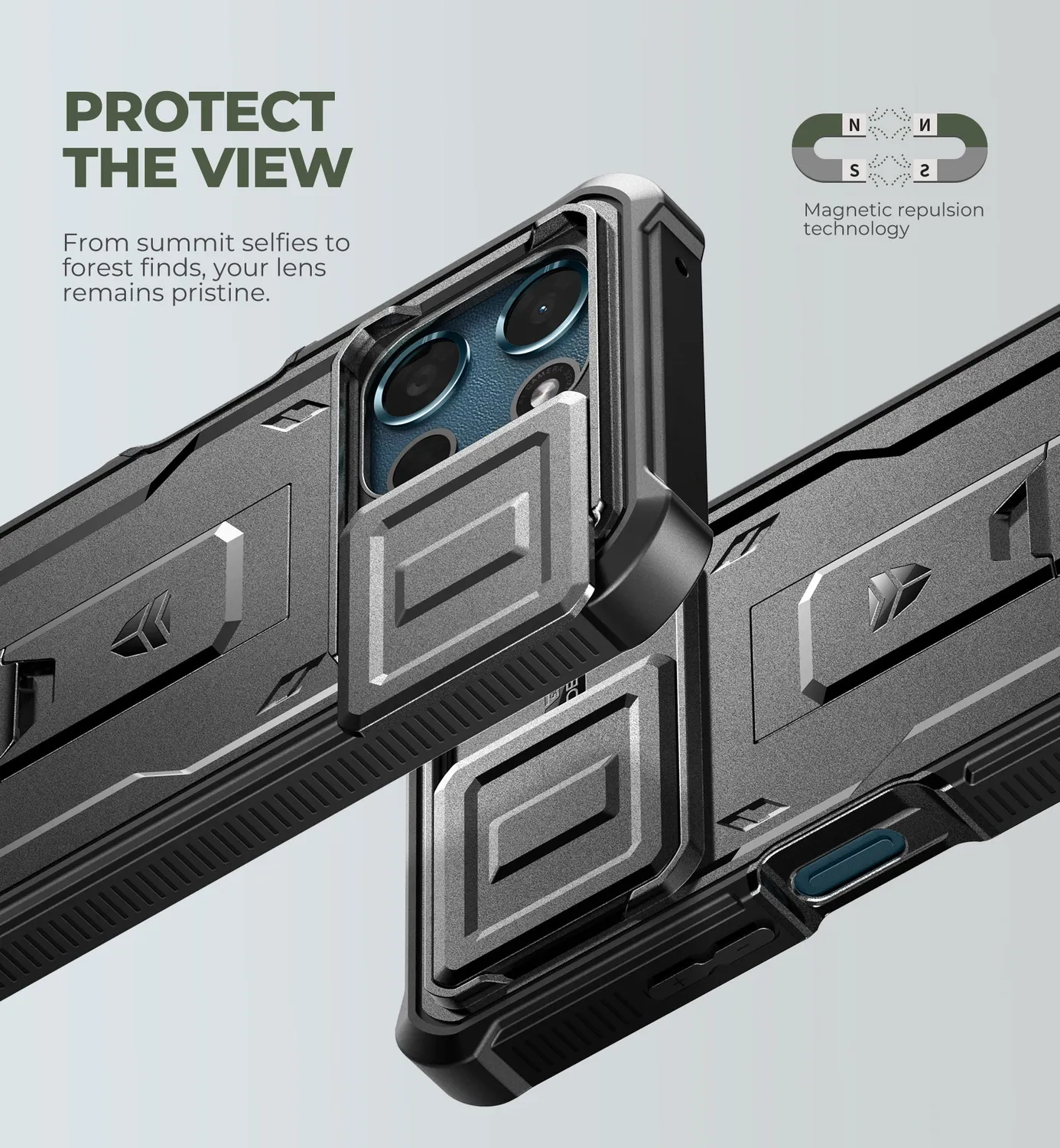 Dexnor Moto G 2026 cover nera antishock con vetro