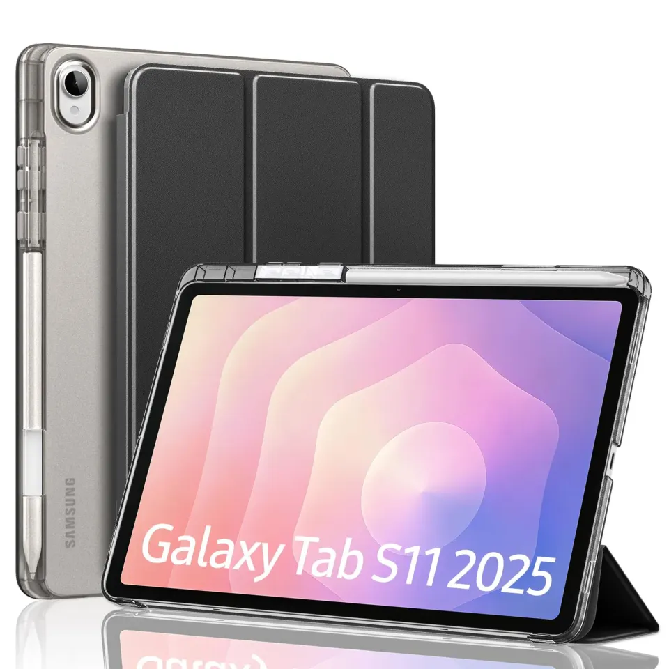 MoKo Custodia Galaxy Tab S11 11" 2025 Nera Sottile Auto Wake