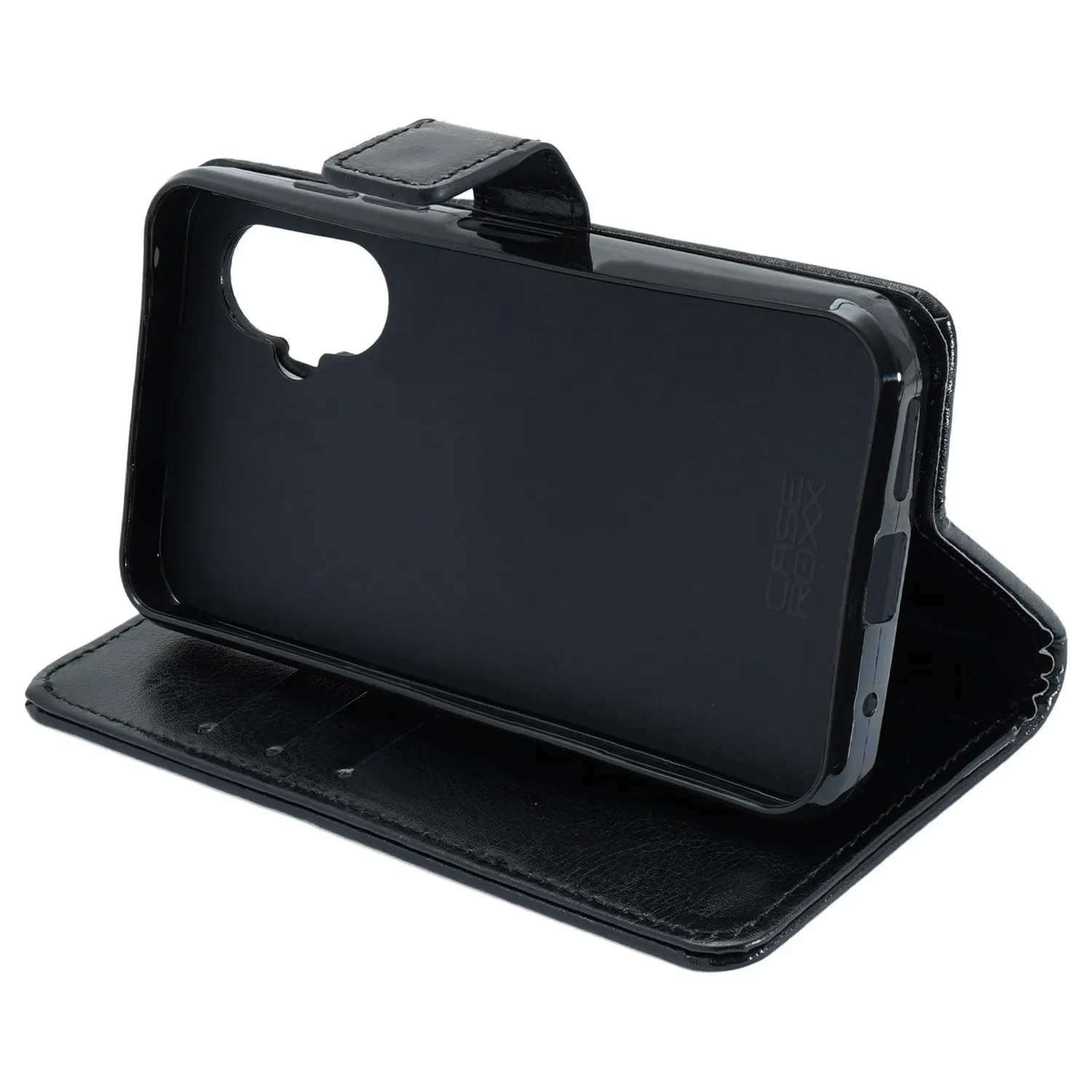caseroxx Bookstyle custodia SPC WUUM ONE nero carte