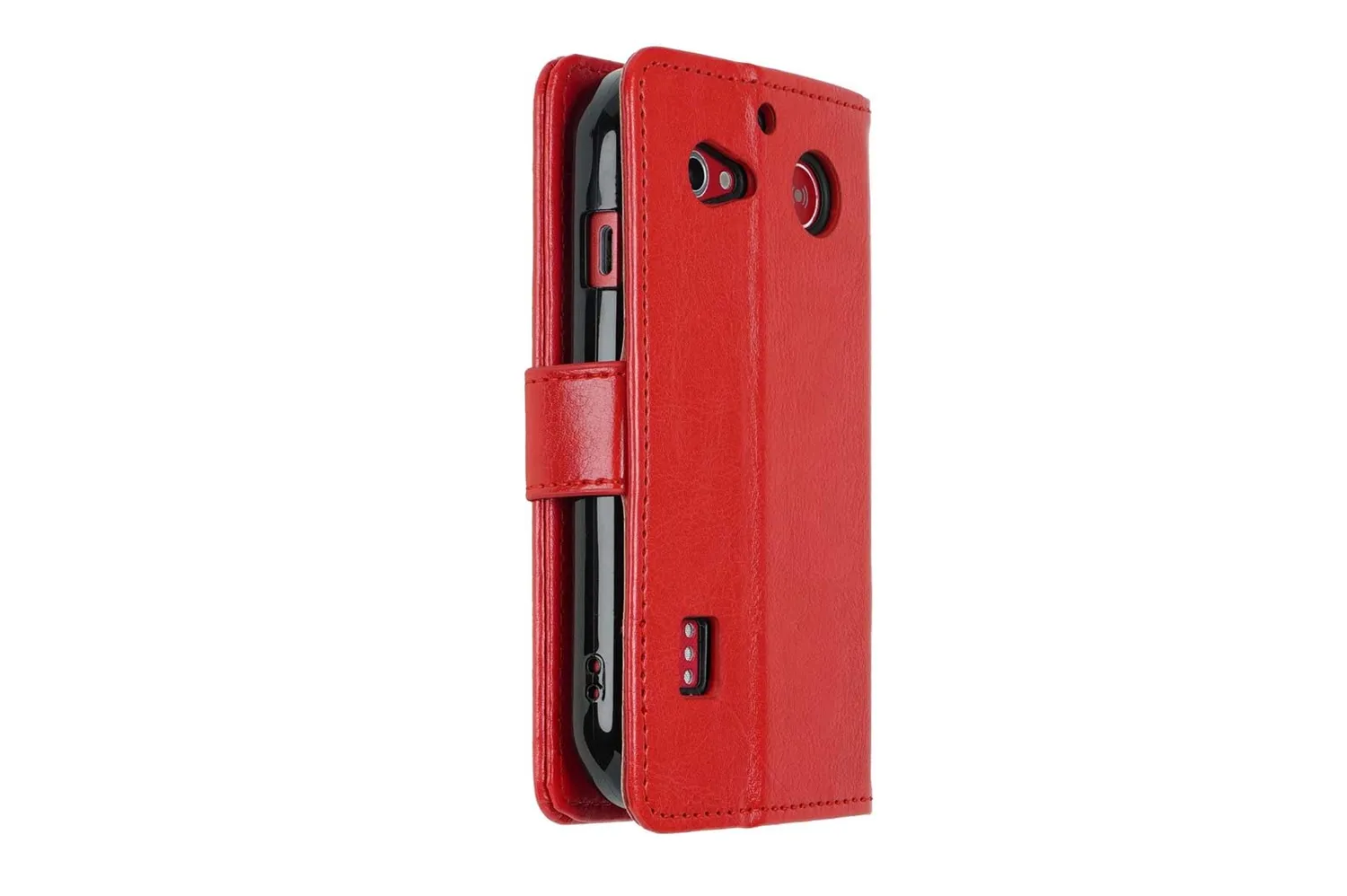 caseroxx Doro Leva L10 L11 custodia libro pelle rossa