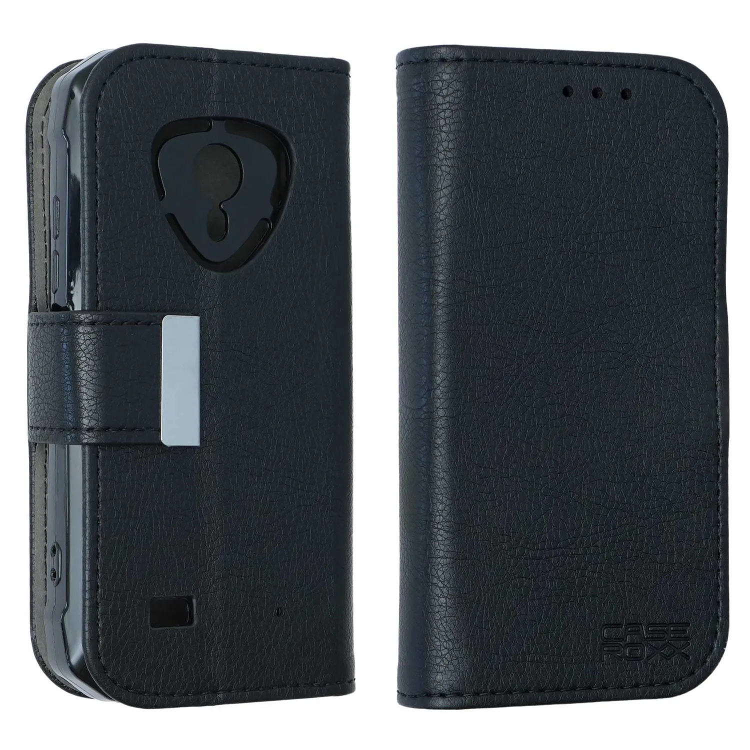 caseroxx Bookstyle Cubot KingKong Mini 4 custodia nero antiurto