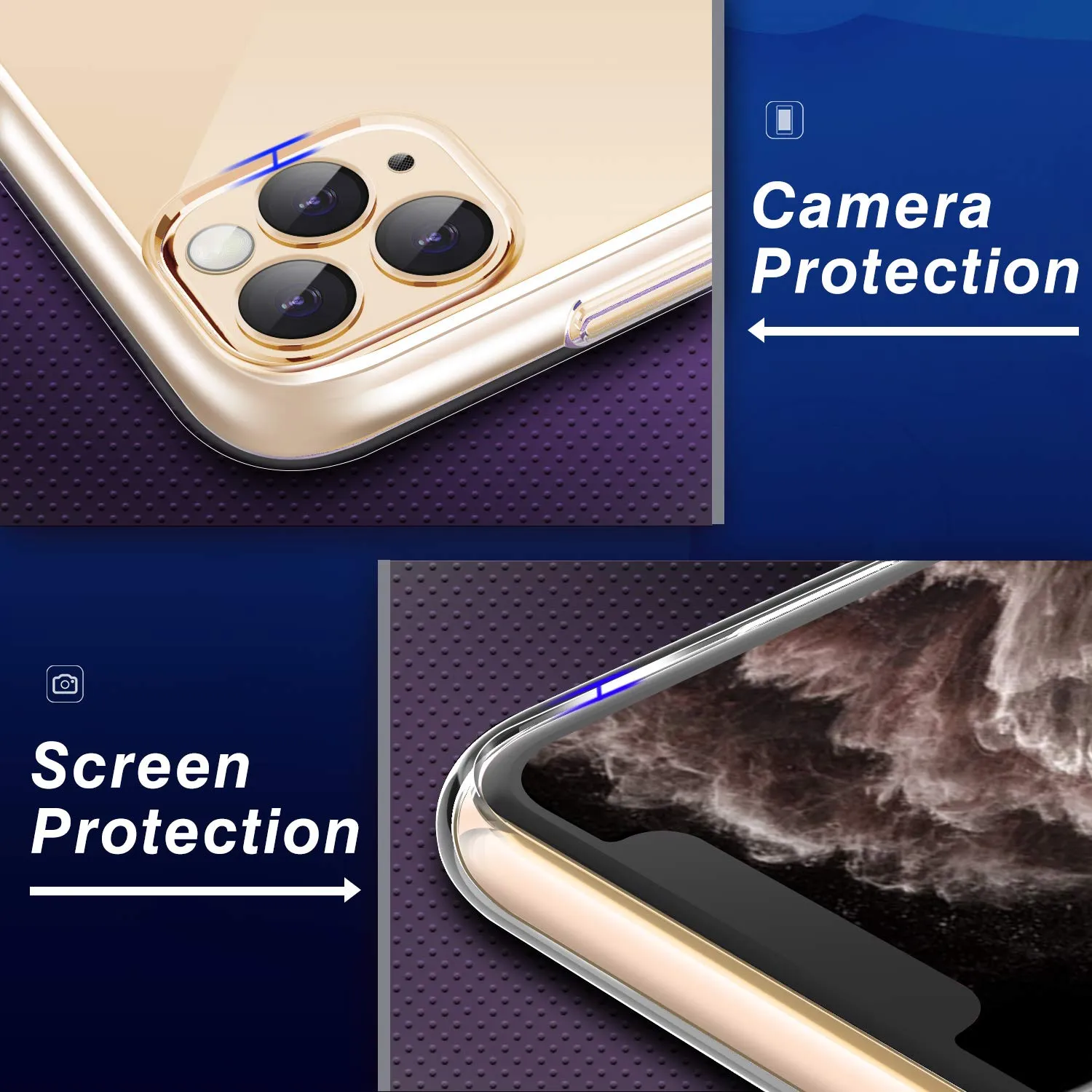 MoKo iPhone 11 Pro Max Cover Trasparente Sottile TPU