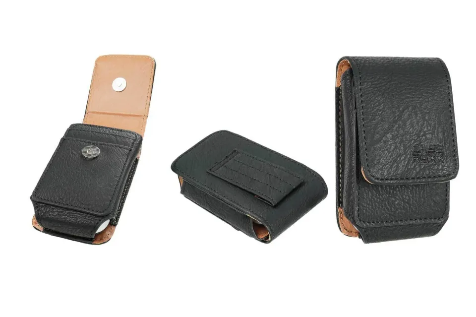 caseroxx per Beafon SL652AD borsa outdoor pelle nera