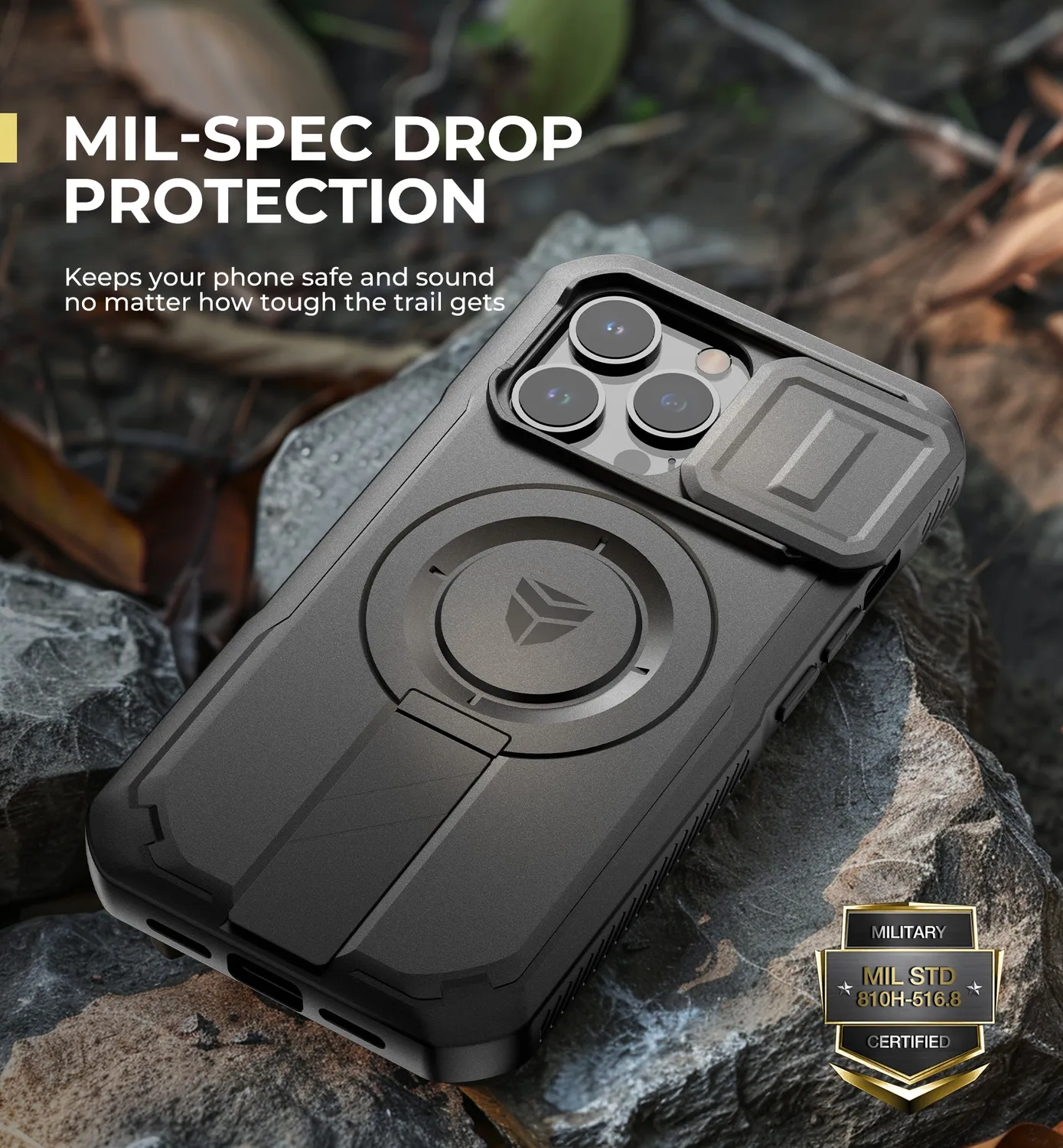 Dexnor iPhone 13 Pro cover nera con pellicola