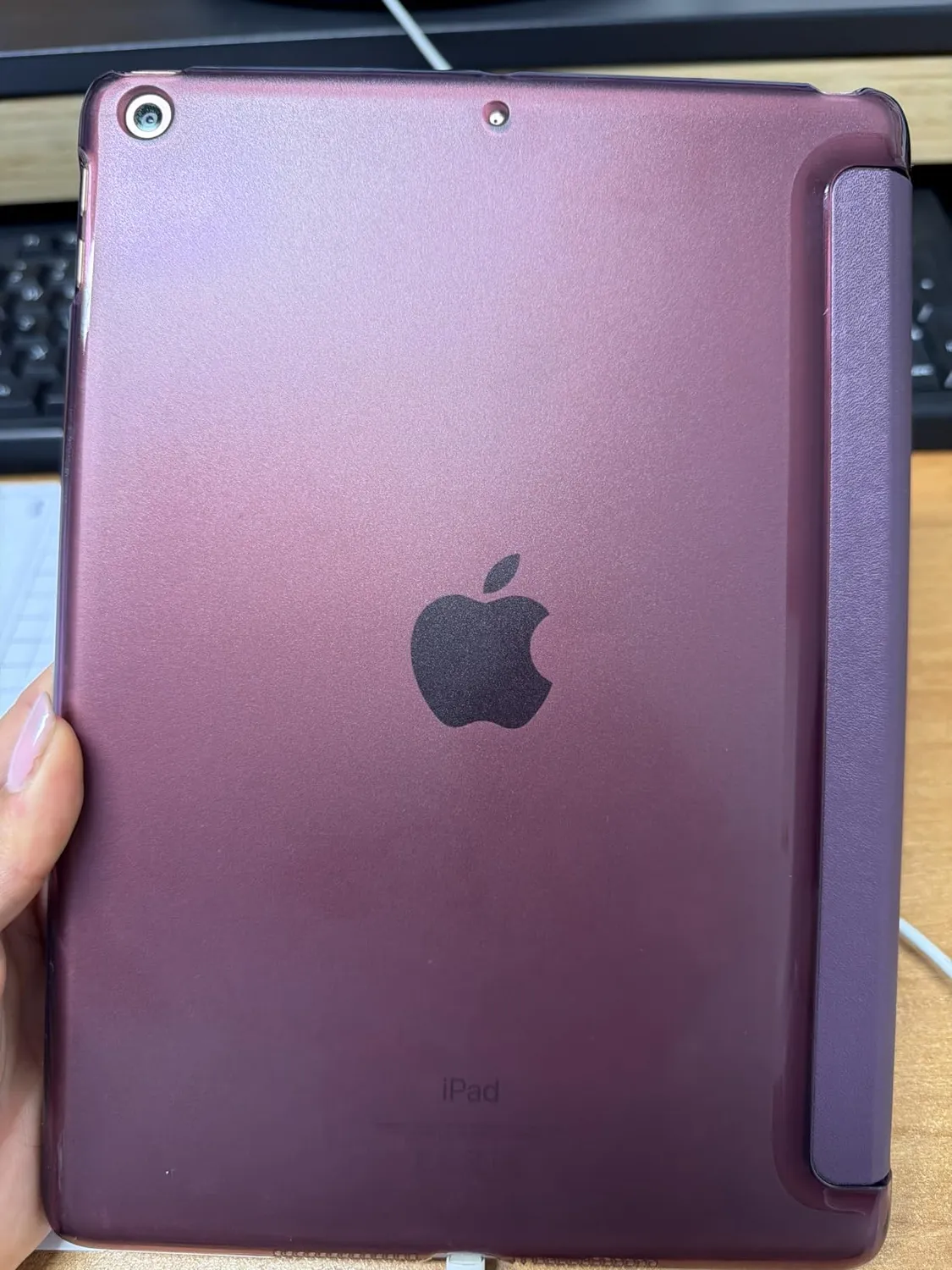 MoKo cover iPad 9.7 2017-2018 oro rosa sottile