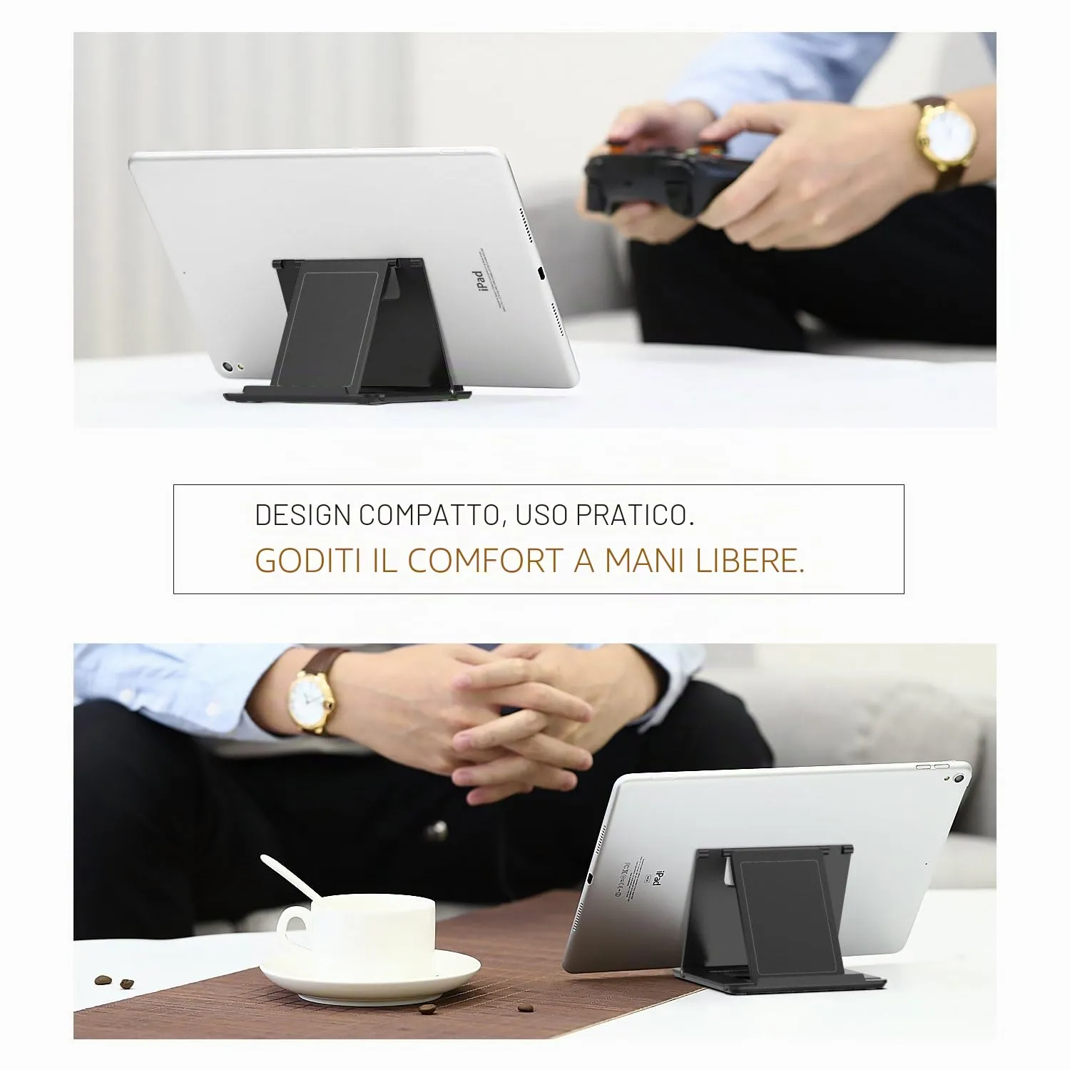 MoKo Supporto Regolabile Tablet 6-12,9" pieghevole 6 angoli