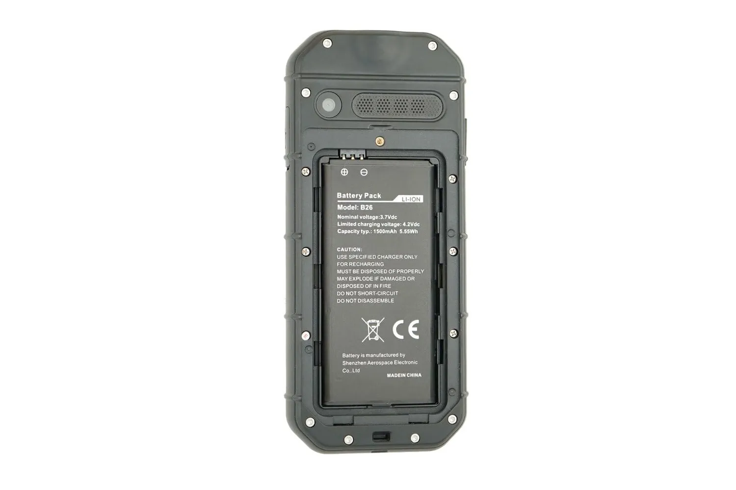 caseroxx Cat B26 batteria ricambio 1500 mAh litio lunga durata