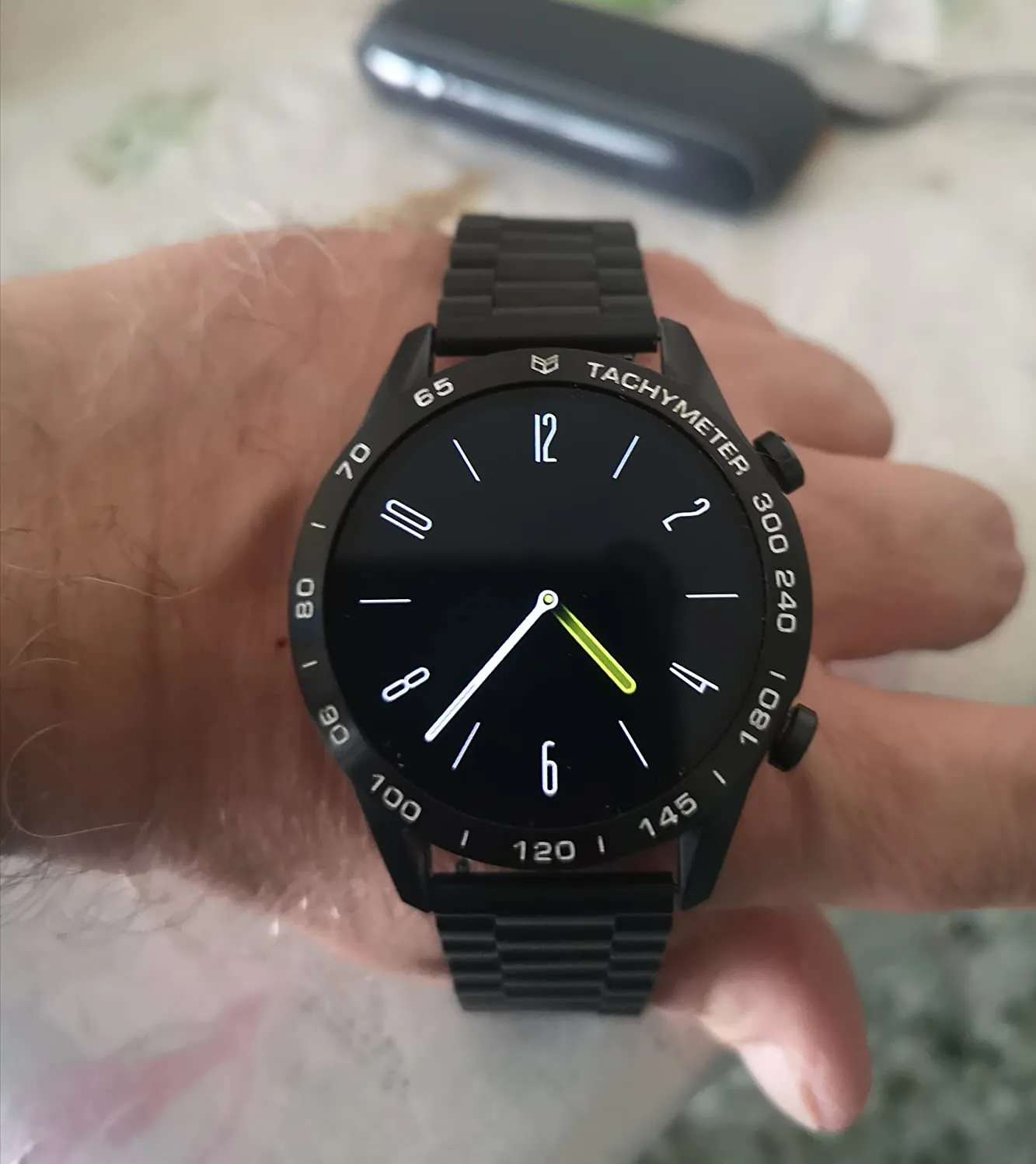 MoKo anello lunetta Galaxy Watch 46mm nero acciaio