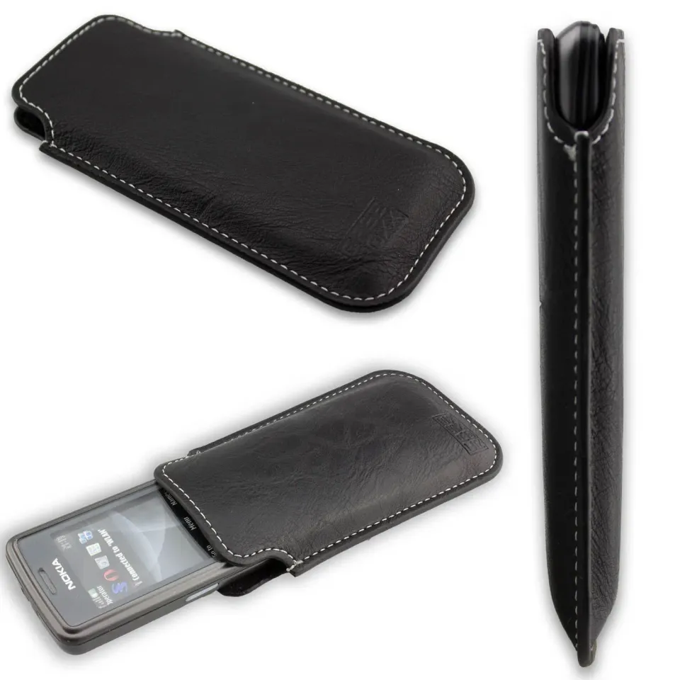 caseroxx Business-Line tasca Nokia 6300 nera cintura