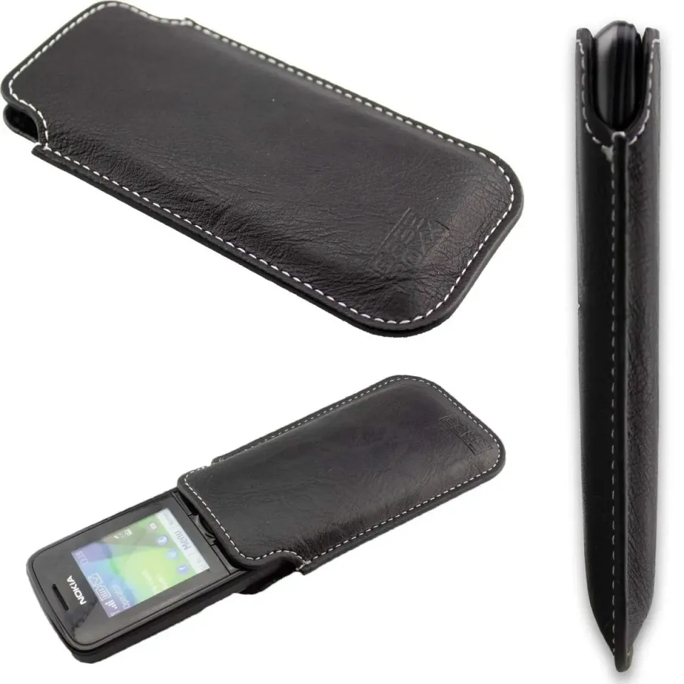 caseroxx Business-Line Nokia C1 Borsello nero similpelle