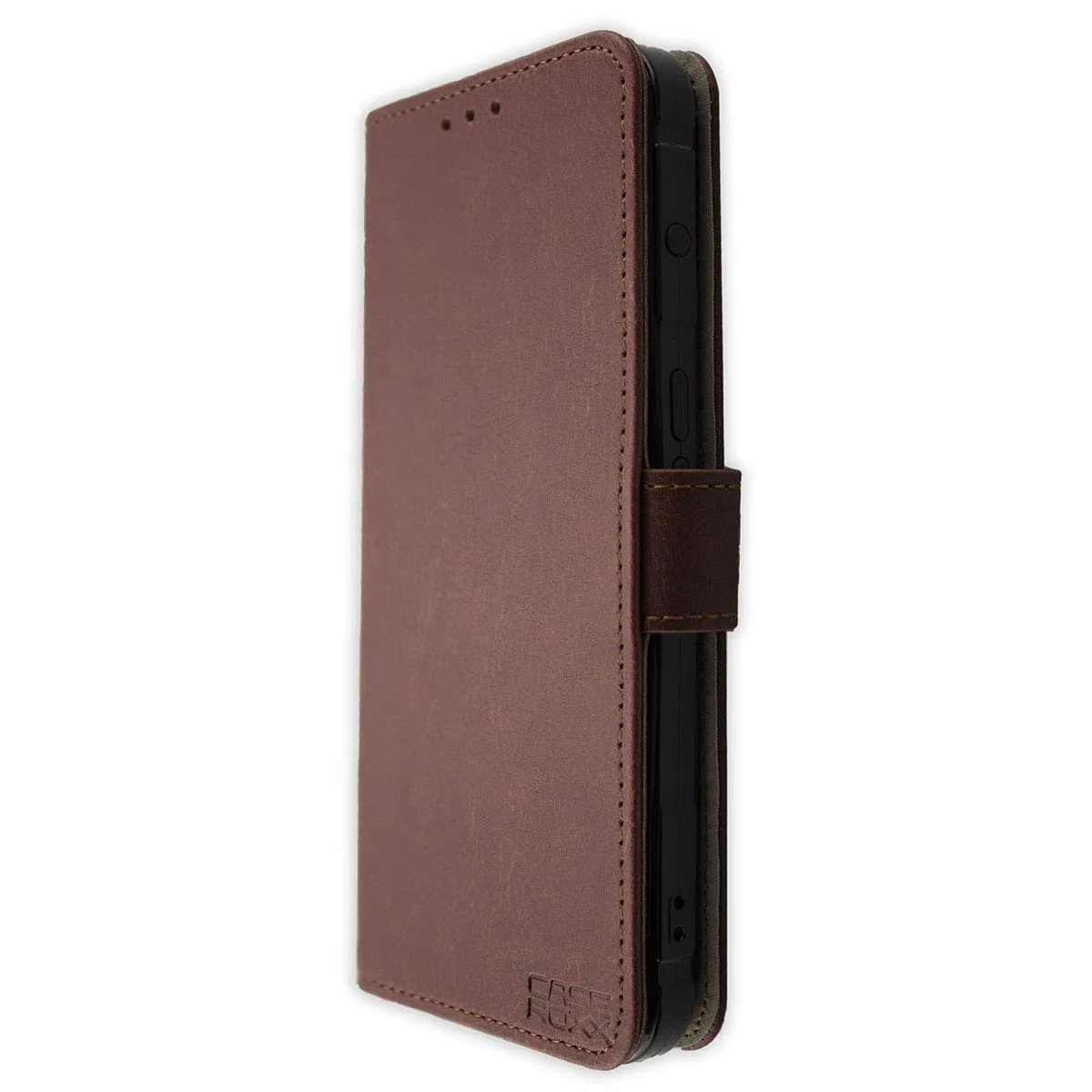 caseroxx Bookstyle custodia Cubot Quest marrone portafoglio