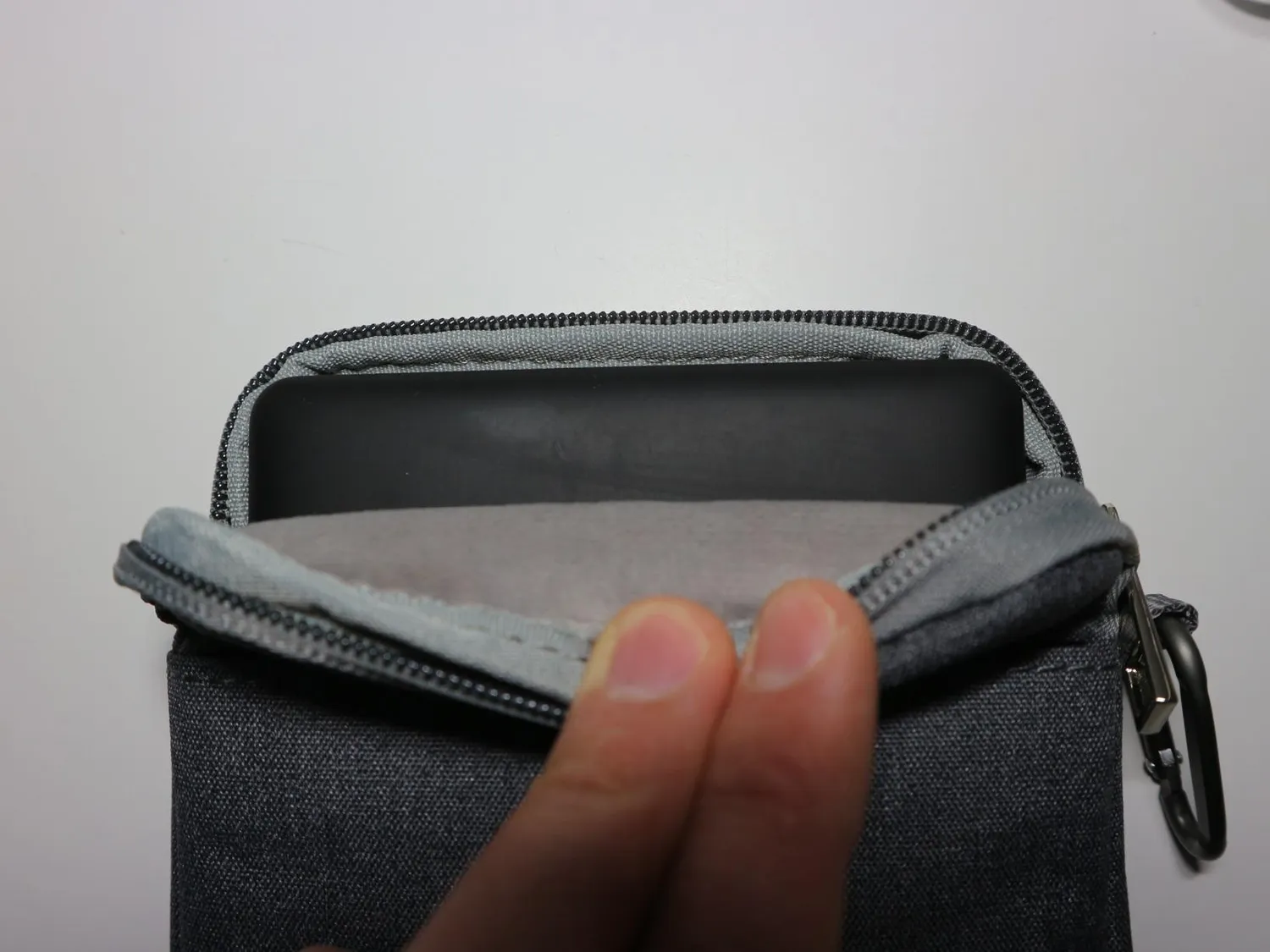 MoKo Custodia Sleeve 6 pollici Kindle Voyage Oasis grigio scuro nylon