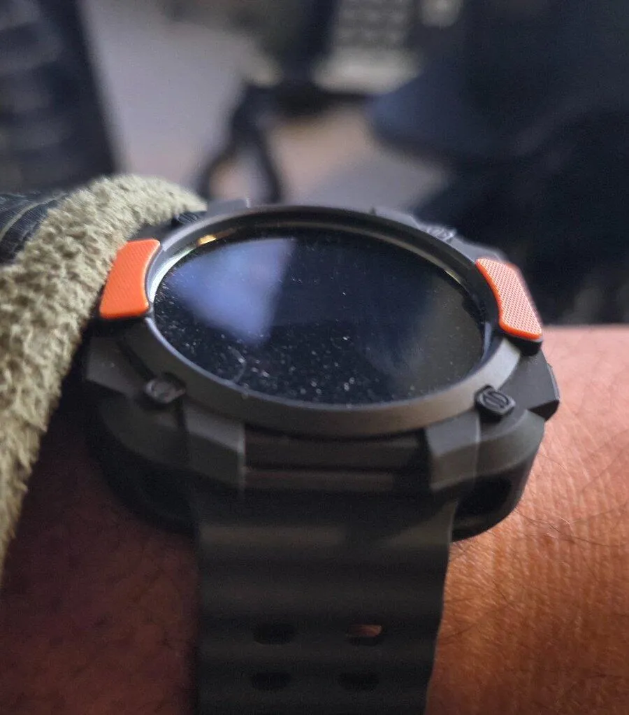 Dexnor Cover Galaxy Watch Ultra 47mm Nero Arancio