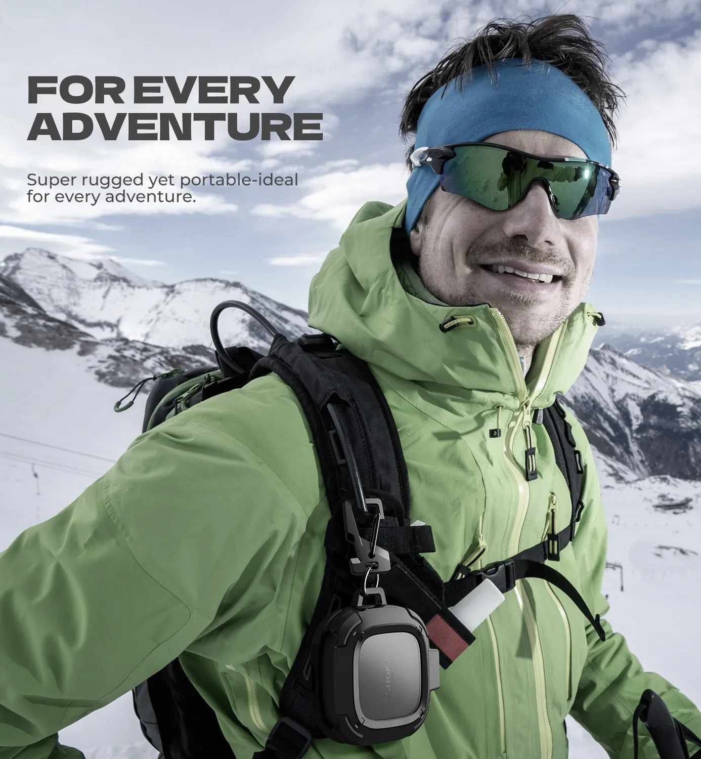 Dexnor Shokz OpenFit 2 2025 custodia nera moschettone