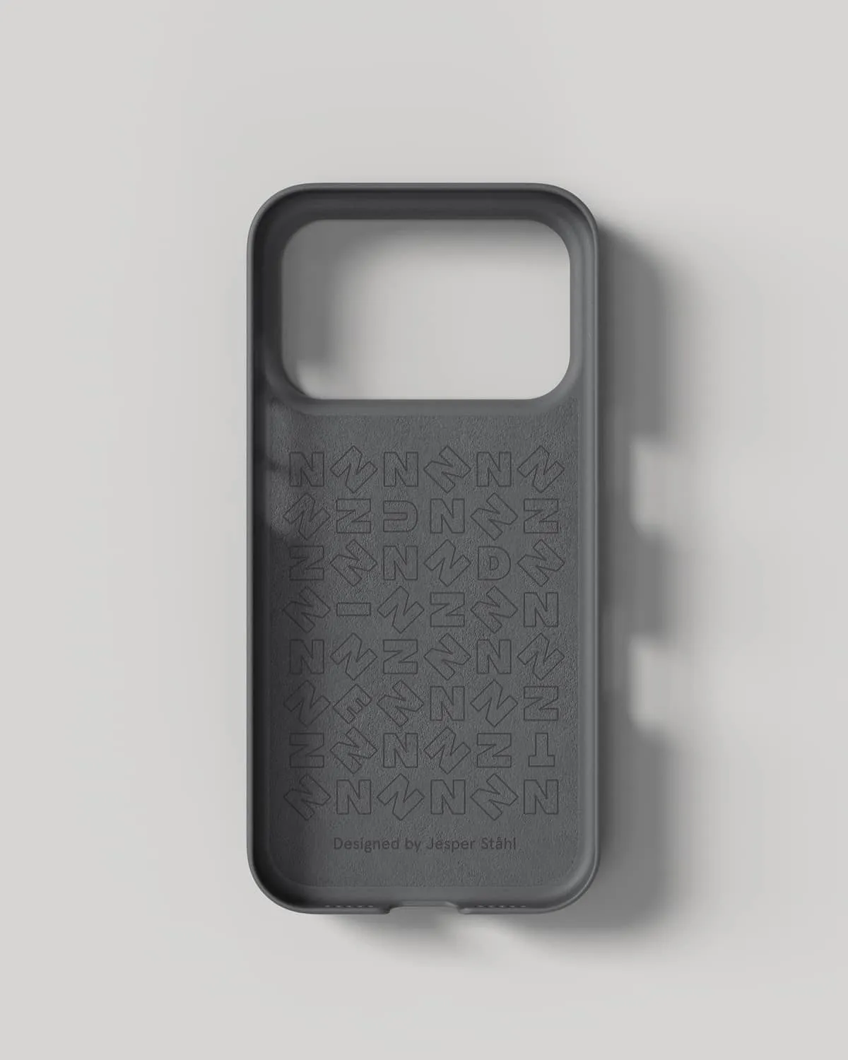 Nudient Thin Case custodia iPhone 17 Pro Ash Grey senza MagSafe