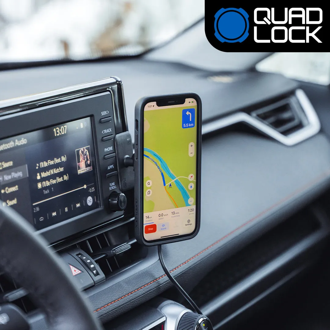 Quad Lock Auto Supporto Adesivo Cruscotto testa snodata