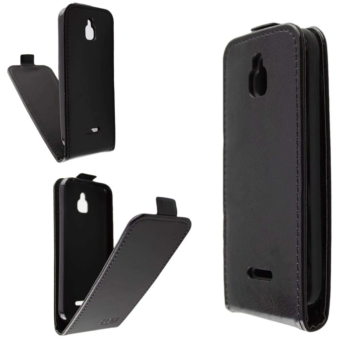 caseroxx Nokia 6300 4G flip cover rossa finta pelle