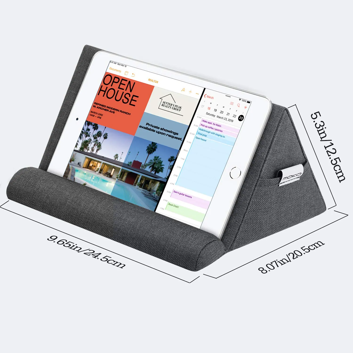 MoKo Supporto Tablet cuscino tablet grigio siderale 11 pollici