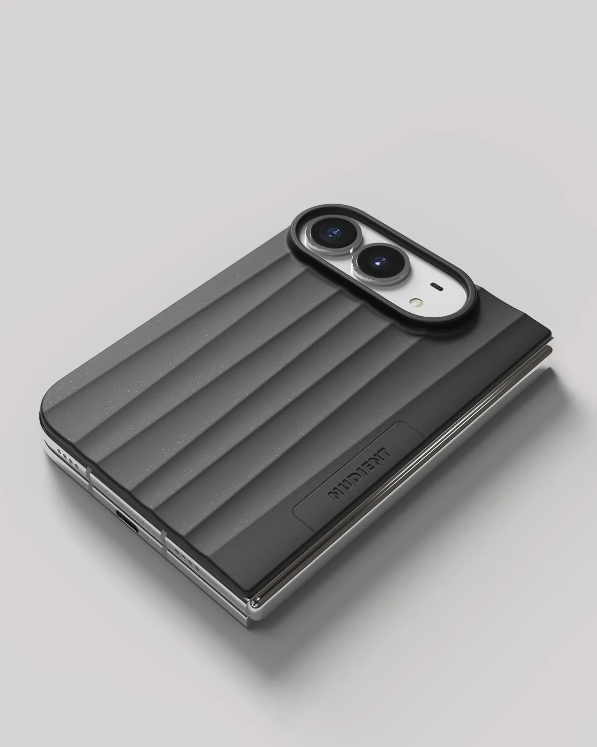 Nudient Slice Case cover iPhone Duo Ink Black MagSafe ultrasottile