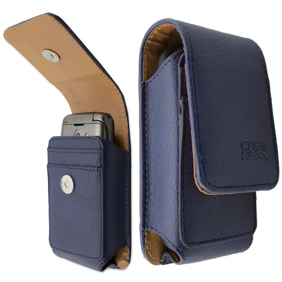 caseroxx Outdoor Telme X200 borsello azzurro vera pelle