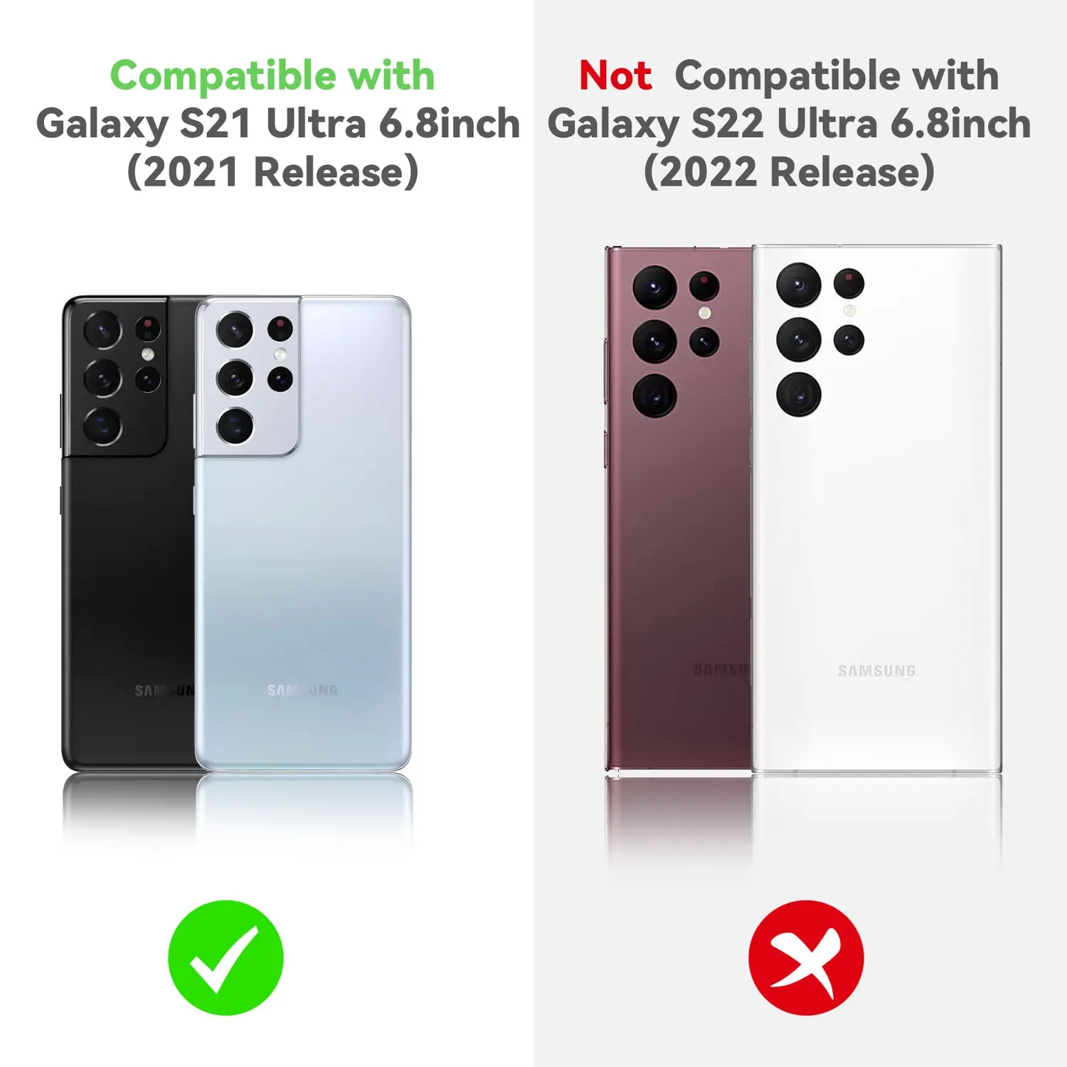 CloudValley Galaxy S21 Ultra Cover Nera Anello Antishock