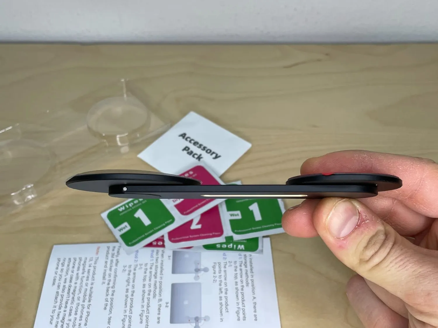 CloudValley supporto magnetico telefono laptop nero sottile