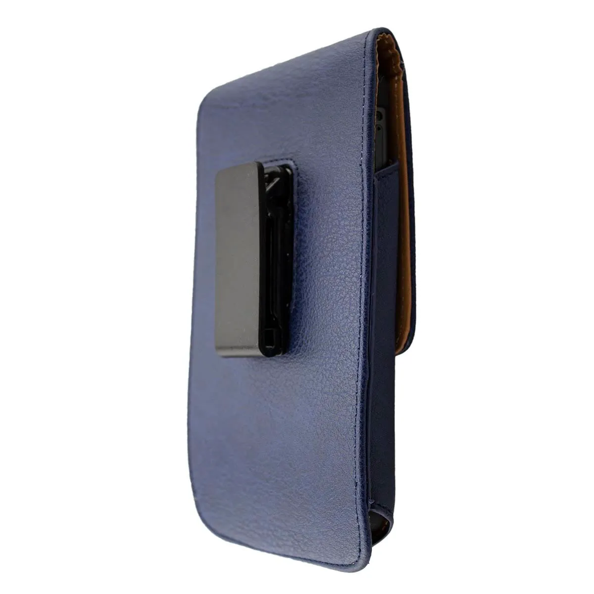 caseroxx Blackview BV4800 fondina cintura blu ecopelle girevole