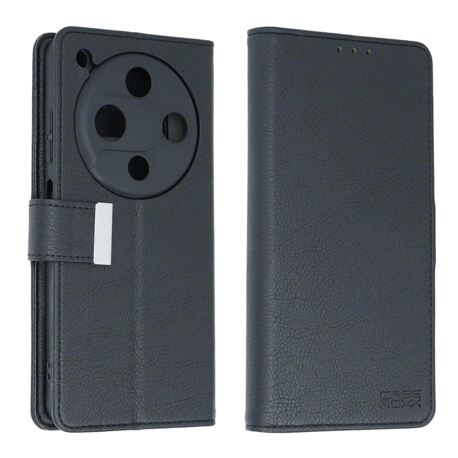 caseroxx Bookstyle Custodia Libro Nubia Focus 2 5G Nero Tasche