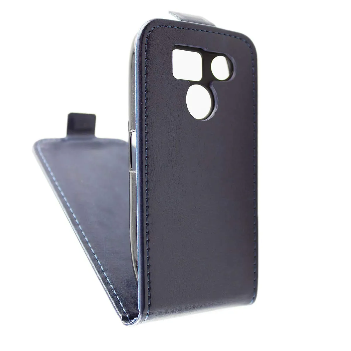 caseroxx Artfone C1 C1+ flip cover pelle azzurra magnete