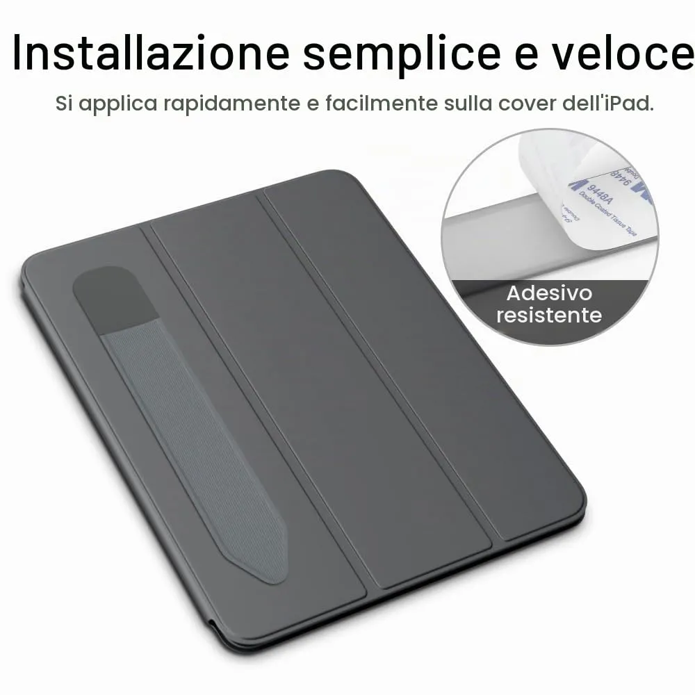 MoKo Apple Pencil Pro USB-C porta penna grigio scuro adesivo