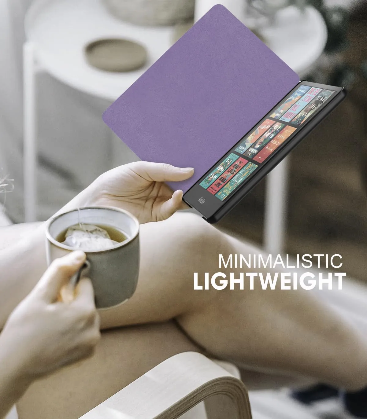 MoKo Kindle Paperwhite 12a Gen Colorsoft cover taro viola