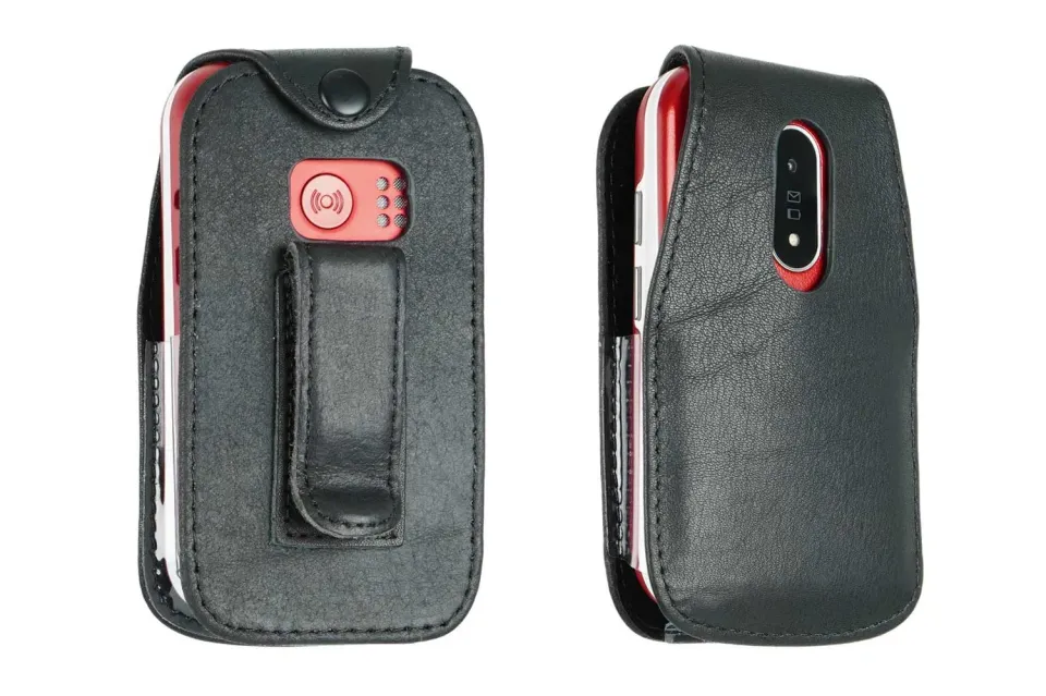 caseroxx Doro 6820/6821 borsa pelle cintura nera finestra