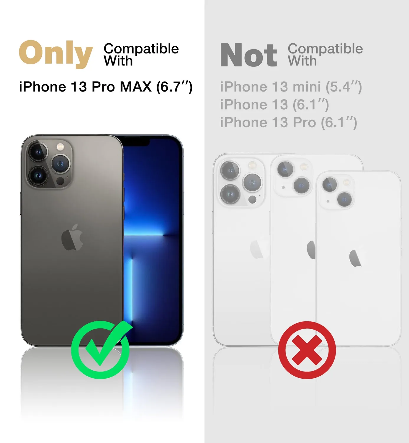 Dexnor cover iPhone 13 Pro Max nera anturto con vetro