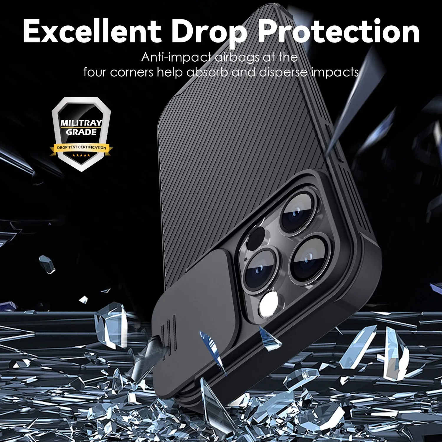 CloudValley Cover iPhone 14 Pro Custodia MagSafe Nera