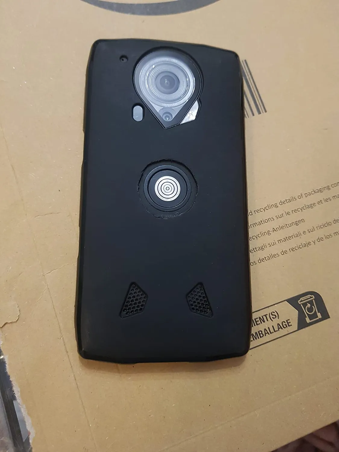 caseroxx Trekker-X4 custodia TPU nera antiscivolo