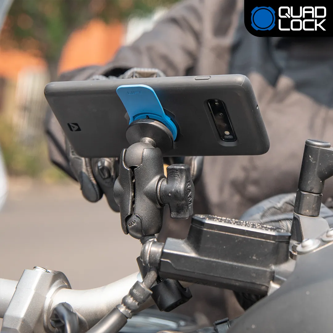 Quad Lock kit moto adattatore sfera 1" Pixel antishock