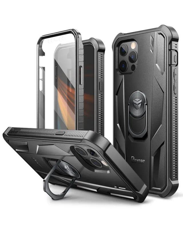 Dexnor Rugged cover iPhone 12/12 Pro nera antishock